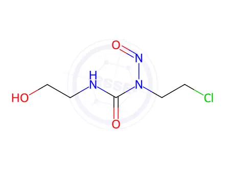 Chemical structure of Elmustine
