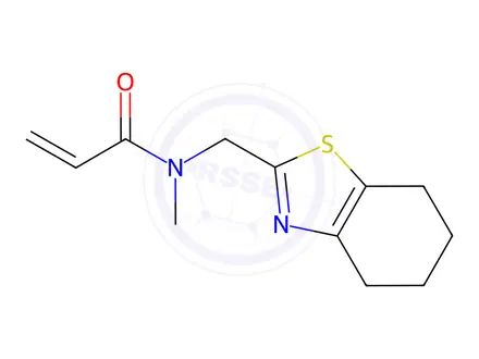 Chemical structure of N-methyl-N-((4,5,6,7-tetrahydrobenzo[d]thiazole-2-yl)methyl)propenamide
