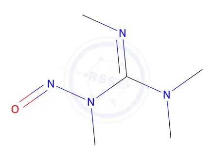 Chemical structure of N-Nitroso Tetramethyl Guanidine