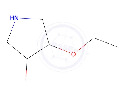 Chemical structure of 4-ethoxypyrrolidin-3-ol