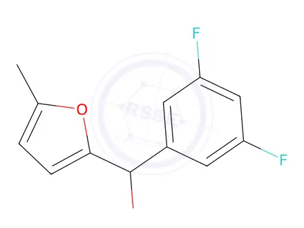 Chemical structure of (3,5-Difluorophenyl)(5-methylfuran-2-yl)methanol