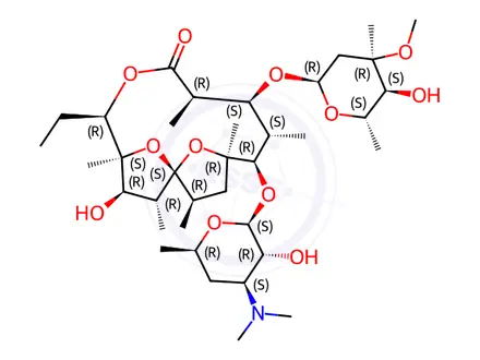 Chemical structure of Erythromycin EP Impurity D