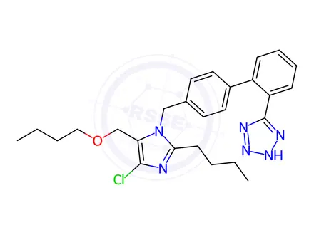Chemical structure of Losartan Butyl Ether