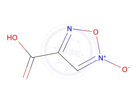 Chemical structure of 4-Carboxy-1,2,5-oxadiazole 2-oxide