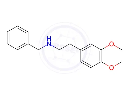 Chemical structure of N-Benzyl-2-(3,4-dimethoxyphenyl)ethan-1-amine