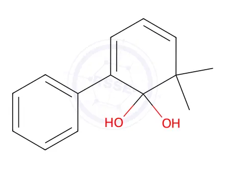 Chemical structure of 1,1-Biphenyl-2,2-diol, 3,3-dimethyl-