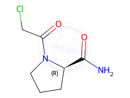 Chemical structure of Vildagliptin Impurity 208