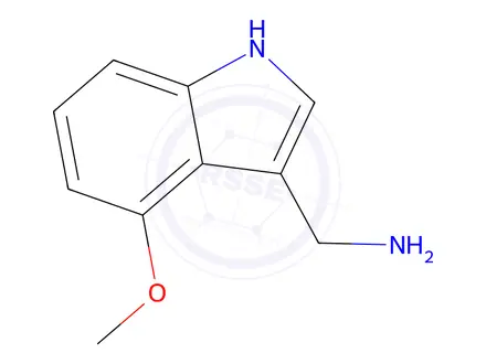 Chemical structure of 4-METHOXY-1H-INDOL-3-METHYLAMINE