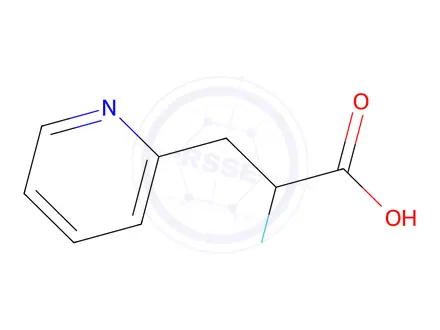Chemical structure of 2-Fluoro-3-(pyridin-2-yl)propanoic Acid