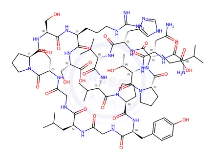 Chemical structure of VAL-ASN-THR-PRO-GLU-HIS-VAL-VAL-PRO-TYR-GLY-LEU-GLY-SER-PRO-SER-ARG-SER
