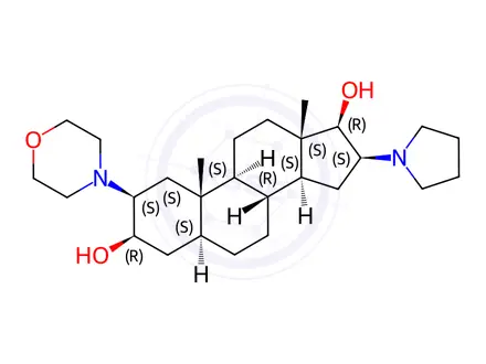 Chemical structure of Rocuronium Bromide Impurity 134
