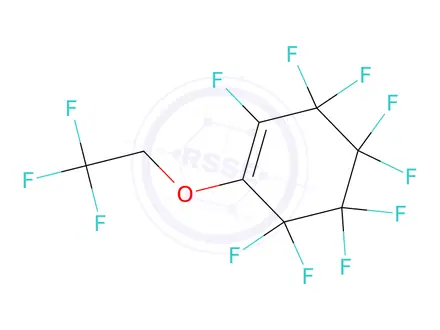 Chemical structure of 2,3,3,4,4,5,5,6,6-Nonafluoro-1-(2,2,2-trifluoroethoxy)-1-cyclohexene