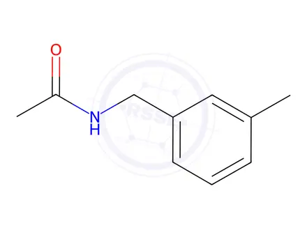 Chemical structure of N-(3-methylbenzyl)acetamide