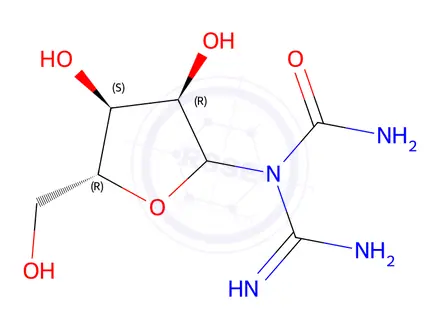 Chemical structure of Guanylribosyl Urea