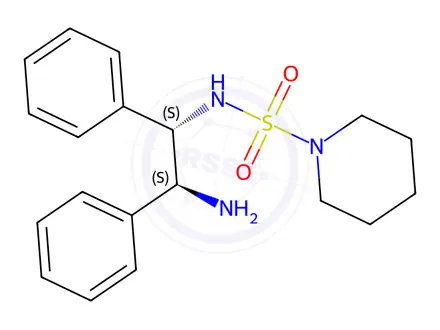 Chemical structure of N-((1S,2S)-2-amino-1,2-diphenylethyl)piperidine-1-sulfonamide
