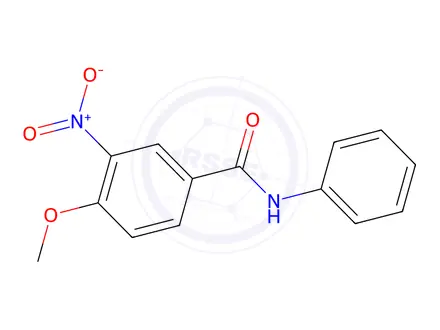 Chemical structure of 4-Methoxy-3-nitro-N-phenylbenzamide
