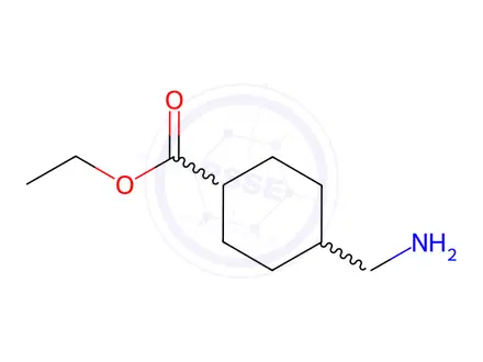Chemical structure of rac-Tranexamic acid ethyl ester