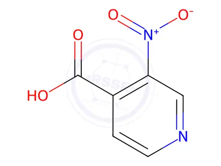 Chemical structure of 3-Nitroisonicotinic Acid