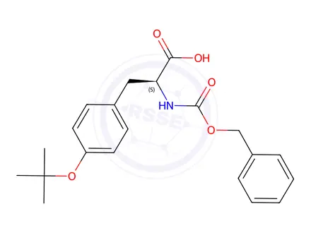 Chemical structure of Z-Tyr(tBu)-OH
