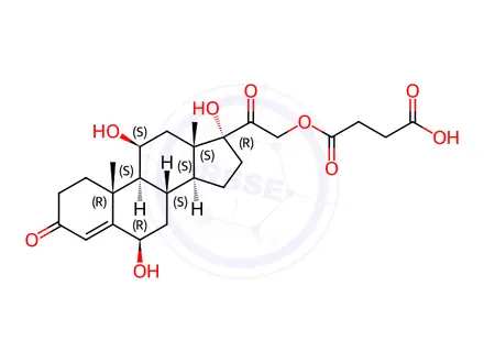 Chemical structure of Hydrocortisone Impurity 157