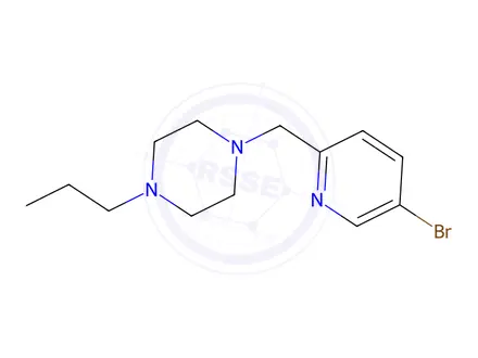 Chemical structure of 1-((5-Bromopyridin-2-yl)methyl)-4-propylpiperazine