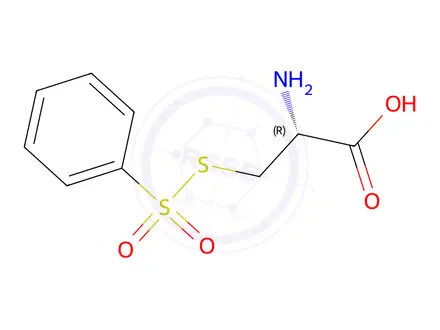 Chemical structure of S-(Phenylsulfonyl)-L-cysteine