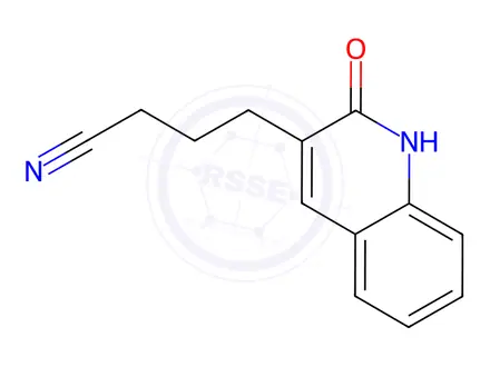 Chemical structure of 4-(2-Oxo-1,2-dihydroquinolin-3-yl)butanenitrile