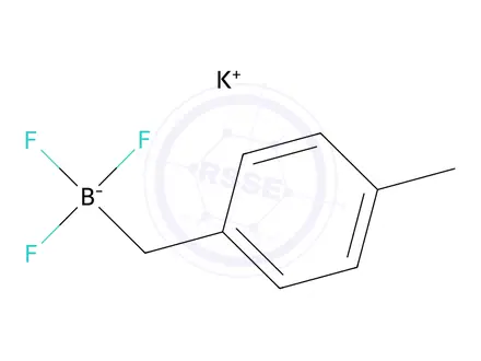 Chemical structure of Potassium trifluoro(4-methylbenz yl)borate