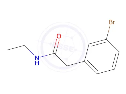 Chemical structure of 2-(3-BRomophenyl)-n-ethylacetamide