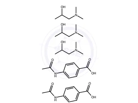 Chemical structure of Methisoprinol