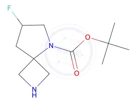 Chemical structure of Tert-butyl 7-fluoro-2,5-diazaspiro[3.4]Octane-5-carboxylate