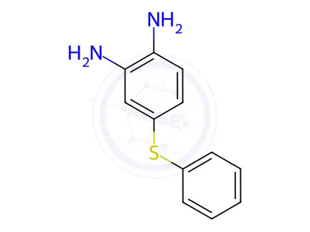 Chemical structure of 4-(Phenylthio)benzene-1,2-diamine