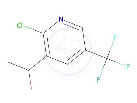 Chemical structure of 1-(2-Chloro-5-(trifluoromethyl)pyridin-3-yl)ethan-1-ol