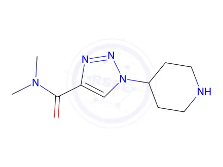 Chemical structure of N,N-Dimethyl-1-(piperidin-4-yl)-1H-1,2,3-triazole-4-carboxamide