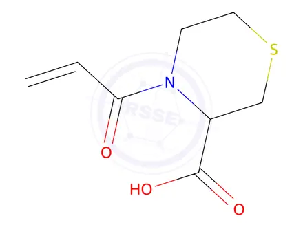 Chemical structure of 4-Acryloylthiomorpholine-3-carboxylic acid