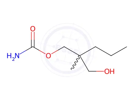 Chemical structure of Decarboxamide Meprobamate