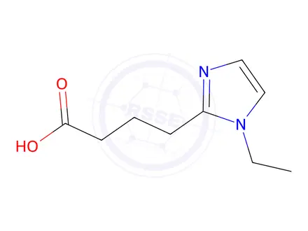 Chemical structure of 4-(1-Ethyl-1h-imidazol-2-yl)butanoic acid