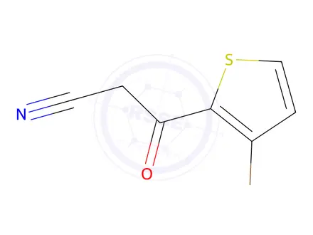 Chemical structure of 3-(3-Bromothiophen-2-yl)-3-oxopropanenitrile