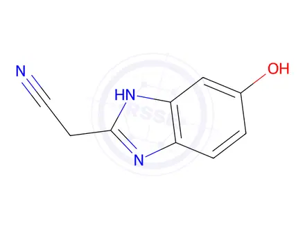 Chemical structure of 2-(Cyanomethyl)-5-hydroxybenzimidazole