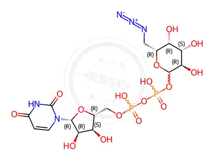 Chemical structure of UDP-6-N3-Galactose