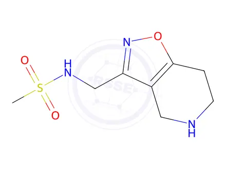 Chemical structure of N-((4,5,6,7-Tetrahydroisoxazolo[4,5-c]pyridin-3-yl)methyl)methanesulfonamide