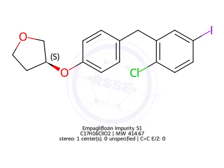 Chemical structure of Empagliflozin Impurity 1