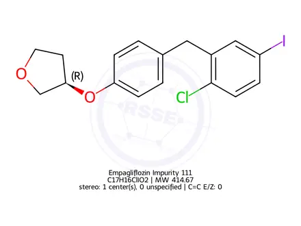 Chemical structure of Empagliflozin Impurity 551