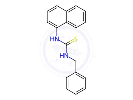 Chemical structure of N-BENZYL-N-1-NAPHTYLTHIOUREA