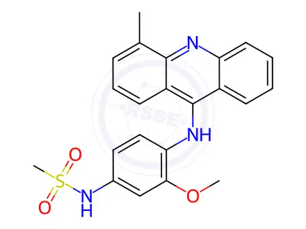 Chemical structure of Amsacrine Hydrochloride Impurity 3