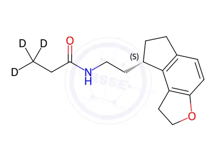 Chemical structure of Ramelteon-d3