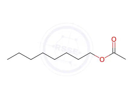 Chemical structure of Acetic acid octyl ester