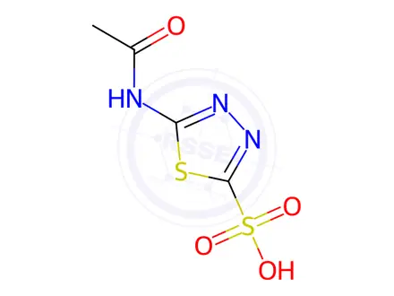 Chemical structure of Acetazolamide EP Impurity E