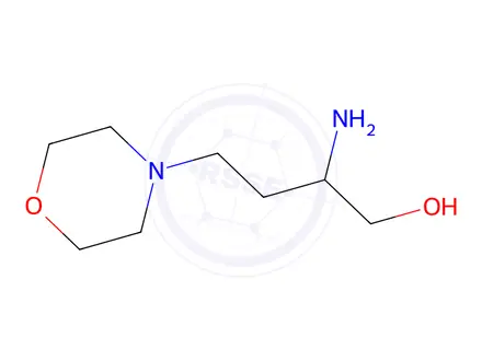 Chemical structure of 2-Amino-4-morpholinobutan-1-ol