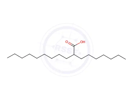 Chemical structure of 2-Heptylundecanoic acid